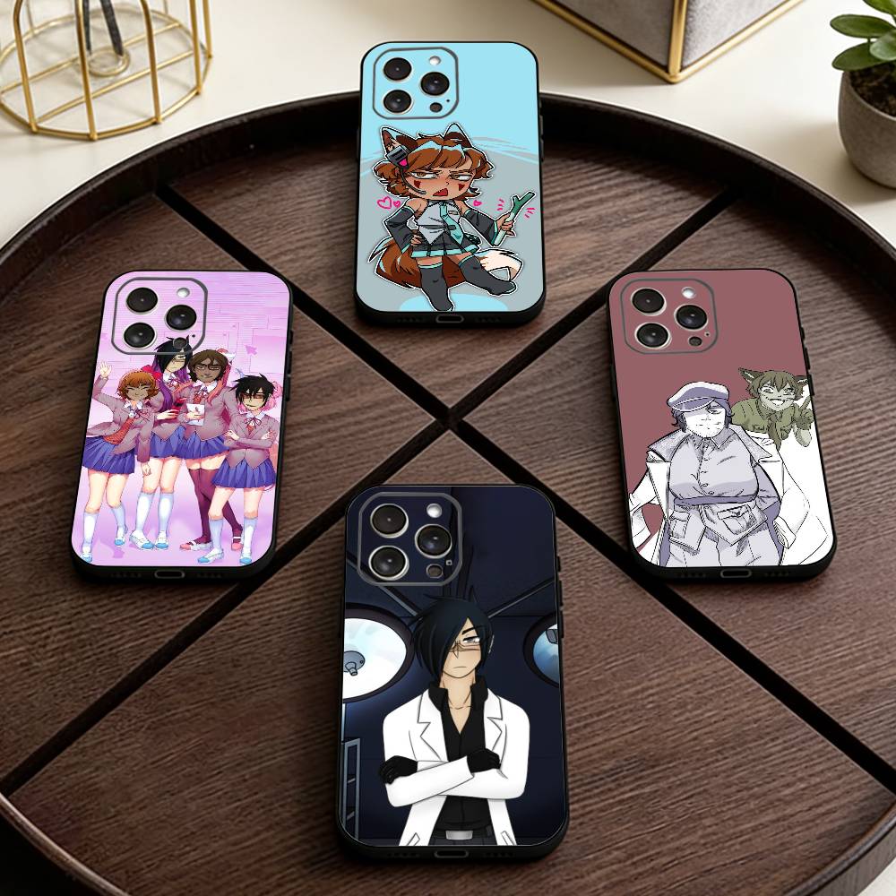 B-Boyfriend to Death BTD game Phone Case For iPhone 17,16,15,14,13,12,11 Plus,Pro Max,XS,Soft Silicone Black Cover