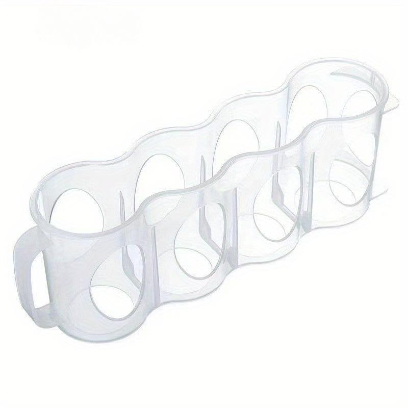 

1PC Transparent Plastic Beverage Can Storage Box Can Be Stacked Non-beverage Finishing Box, Suitable for Soda, Beverage, Beer Cans білий