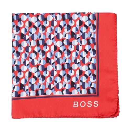 Hugo Boss Mens Logo Pocket Square