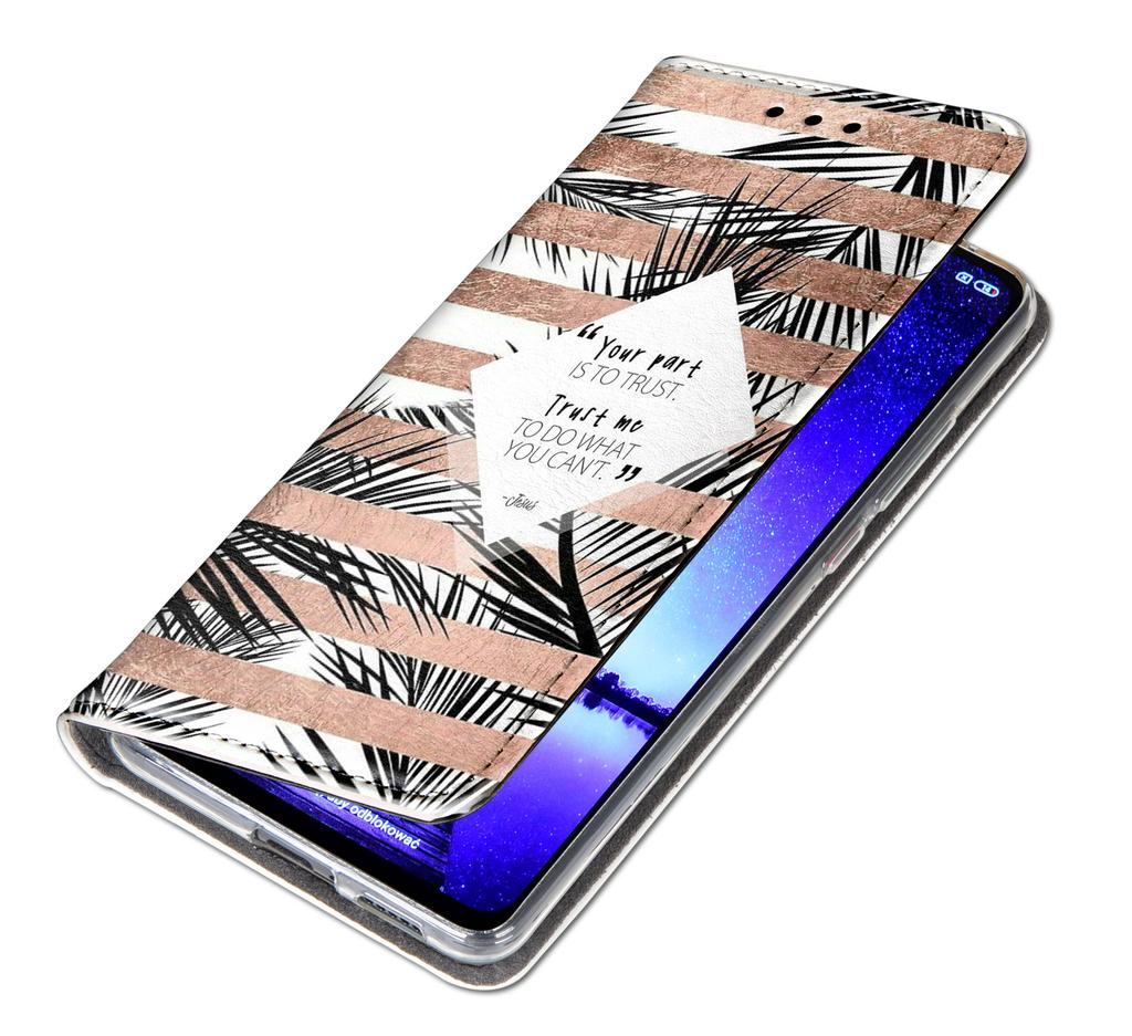 Etui Typu Portfel Do Samsung Galaxy A36 / A56 - Pokrowiec Bluemoon Nadruk + Szkło 9H