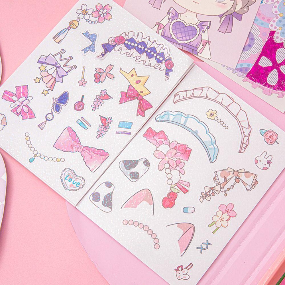 Album Journal Make Your Own Princess Sticker DIY Scrapbooking Princess Dress Up Sticker  Student