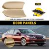Fit For Honda Accord 08-12 Sedan Panel Front Door Armrest Cover Leather Beige US