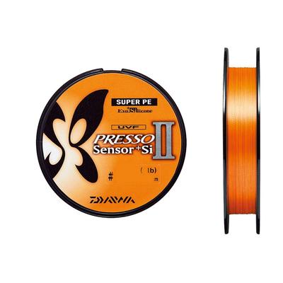 Daiwa PE Line UVF Presso Sensor 150m Orange Color (DAIWA) 2+Si 0.3 (with Markings)