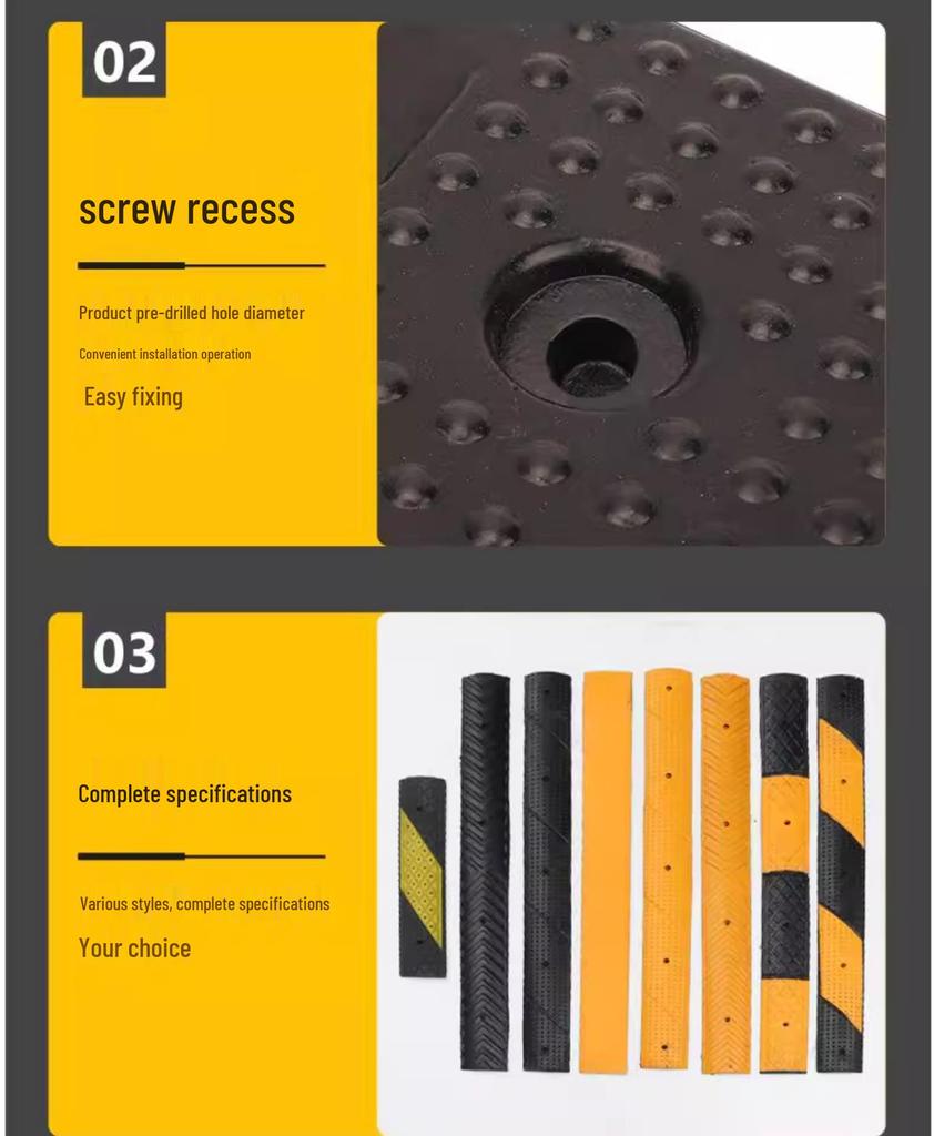 Household Rubber Speed Bump and Anti-Slip Strip