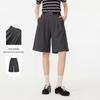 FivePlus Women's High-Waist Wide-Leg Draped Shorts