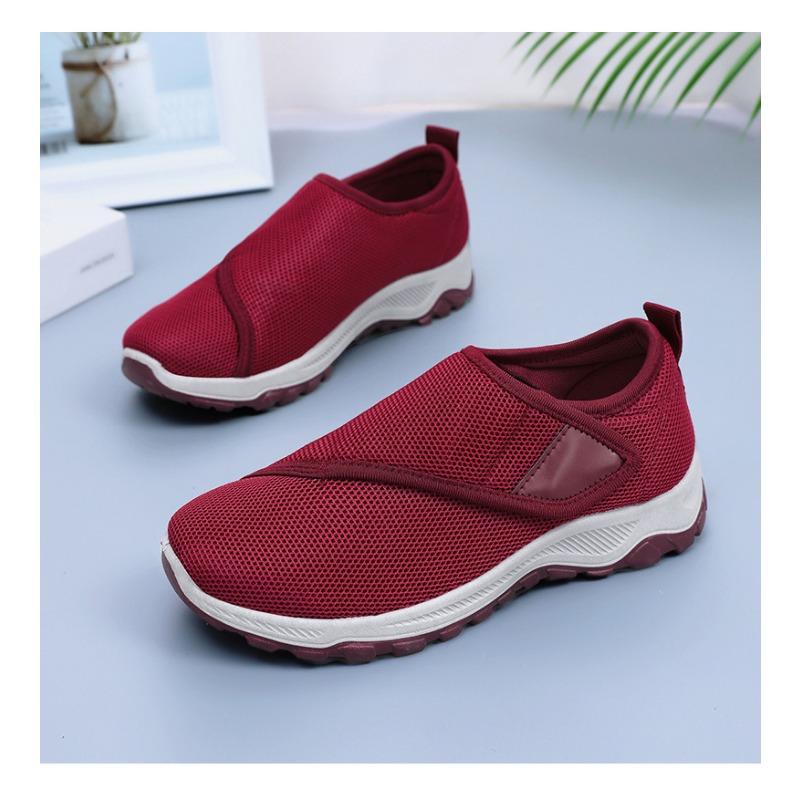 Pantofi casual respirabili din plasă pentru bărbați, pantofi simpli cu velcro