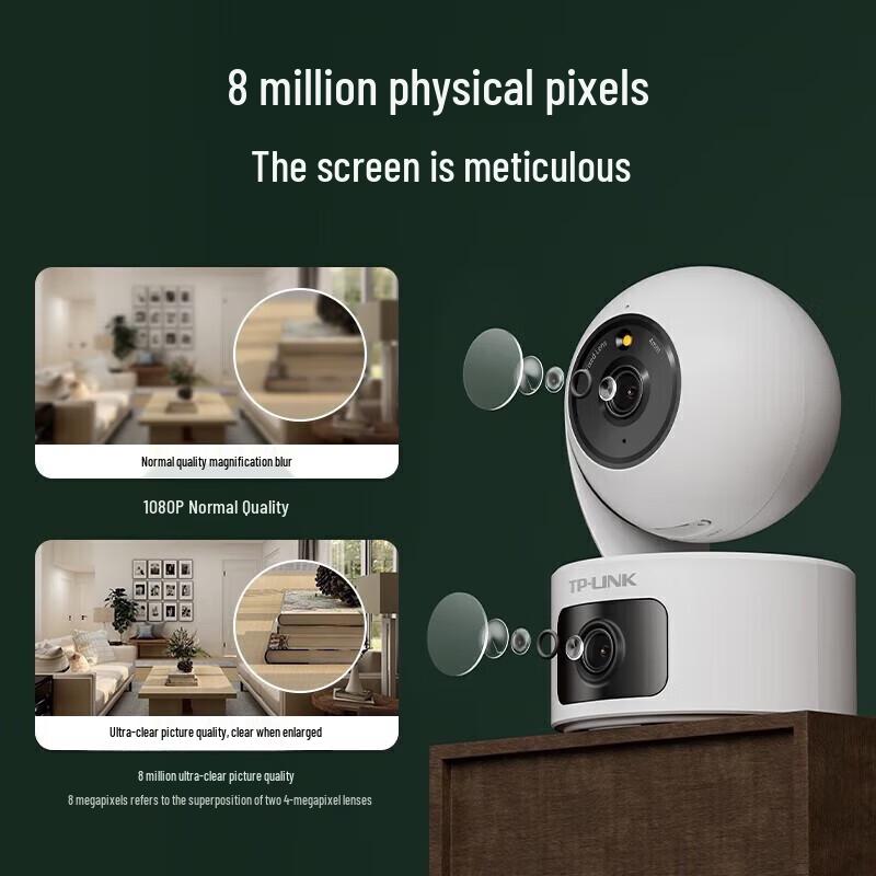 TP-LINK TL-IPC44AW Dual Camera Pan-Tilt Home Security Camera