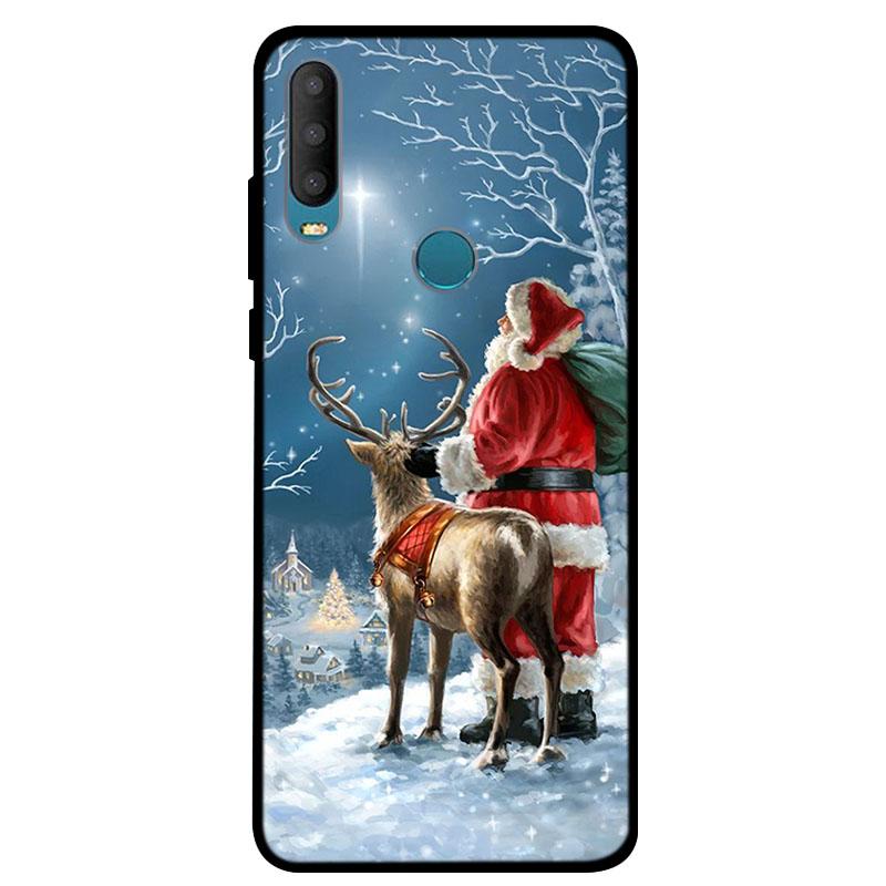 Christmas Painted Phone Case For Alcatel 1S 1se 1b 1a 2020 2021 2022 3x 2019 3X(2020) 1(2019) 1(2020) Soft Silicone TPU Cover