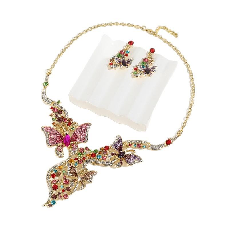 2026 Necklace Set High-end Butterfly Style Fashion Dress Banquet Accessories Jewelry Women