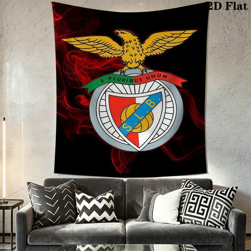 Benfica CLUB Wall Hanging Printed Fabric Blanket Decorative Tapestries for Bedroom Living Room Home Decor