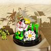 Diy Toys Insect Plant Potted Model Building Blocks Set Bee Butterfly Flower Bonsai Bricks With Dust Cover For Kids Holiday Gifts