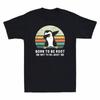 Unisexs Tshirt Root To Not Penguin Reboot Vintage Penguin To Funny Born Be