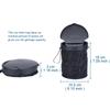 1pcs Collapsible Pop Up Trash Case, Auto Garbage Can Bin Waste Basket Dustbin for Car