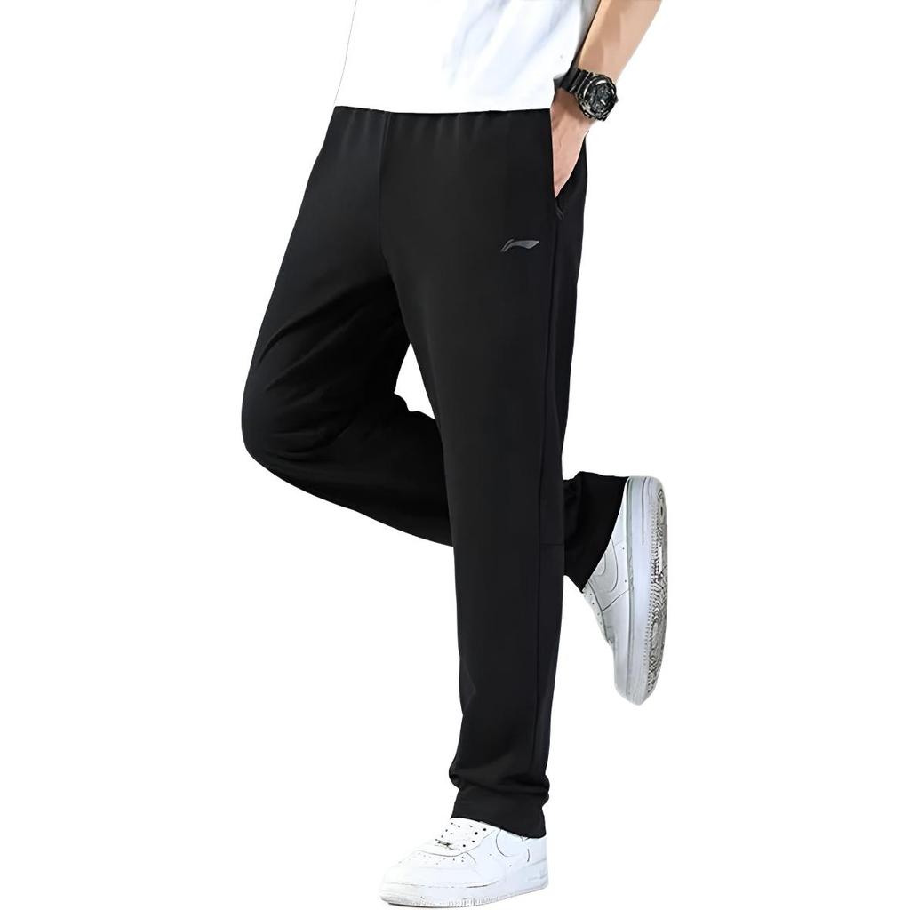 Li Ning Fitness Series Knitted Sweatpants Men's AKLU881-1