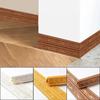 1pc Self Adhesive skirting wall sticker 3D Foam Wall Edge Strip Stickers Waterproof Baseboard Corner Waist Line Sticker Trim Lin