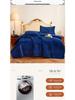 Luxury Velvet Quilt and Bedspread Set: Three-Piece High-End European Style with Multifunctional Bed Sheet and Blanket