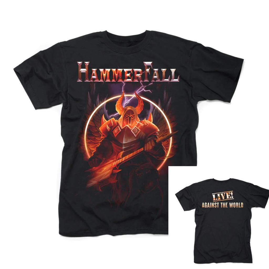 Hammerfall Shield Casual Tshirt Luxury Brand for Men and Women Top