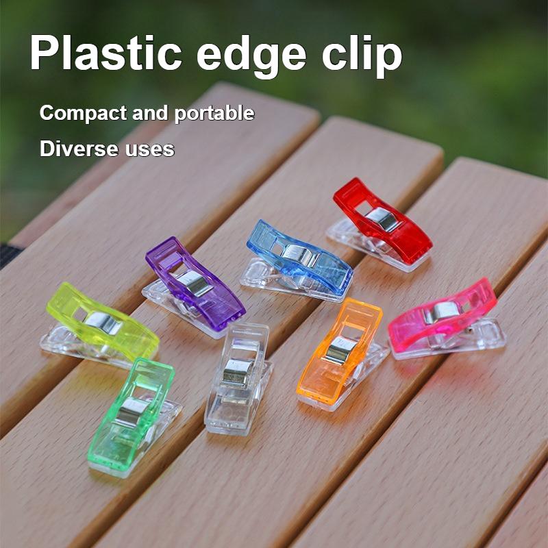 5/10/2030/50/100 Stück Nähklammern-Ordner mit Plastikboxen für Bastelwerkzeuge Bücher Handarbeiten Plastikclips in verschiedenen Farben sind leicht zu sortieren