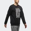 Adidas Wu Ji Collection Sweatshirts Men's Black Crew Neck Moderate Regular CV6227