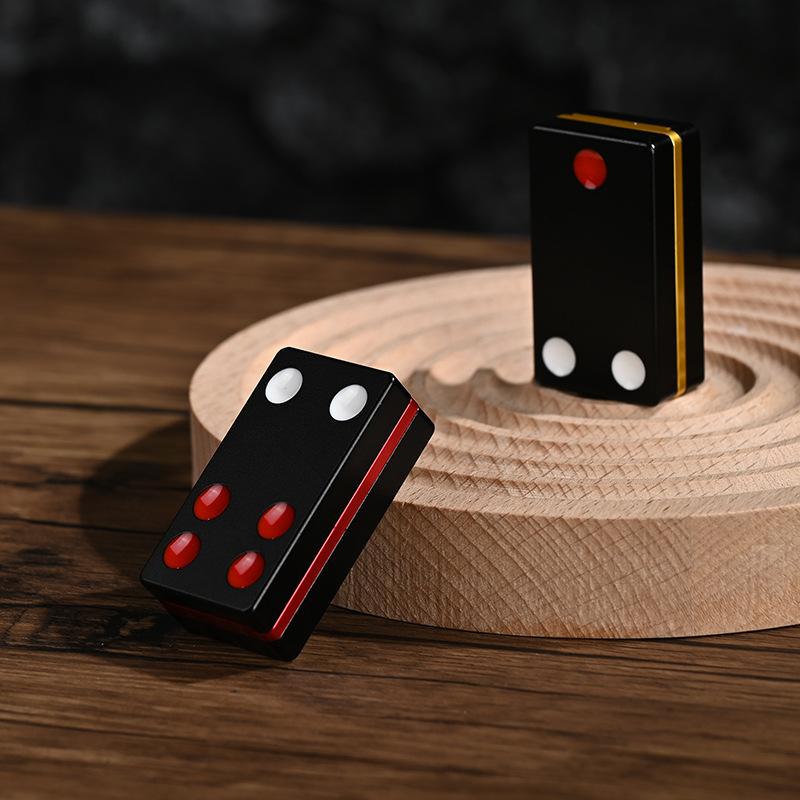 Magnetic Push Card Mechanical Slider Three Layers Pushing Plate Coin EDC Alloy Stress Relief Toy AntiStress Fidget Decompression