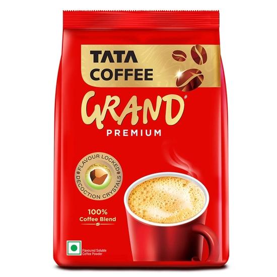 Tata Classic Instant Coffee 200g Pouch, Chicory Mix, Strong Taste & Rich Aroma | & Tata Premium Instant Coffee 90/100g