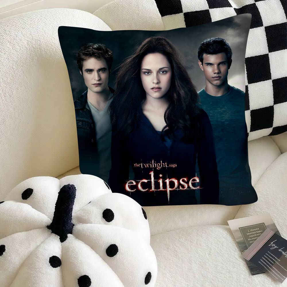The Twilight Saga Edward Cullen Pillow Case Fashion Square Pillowcase Bedroom Sofa Room Ins Decoration Leisure