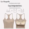 La Chapelle Women's Padded Racerback Tank Top