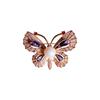 Fashion Enamel Painted Butterfly Brooch High-End Vintage Style Elegant Brooch Pin Luxury Suit Accessory Versatile Decoration for Women