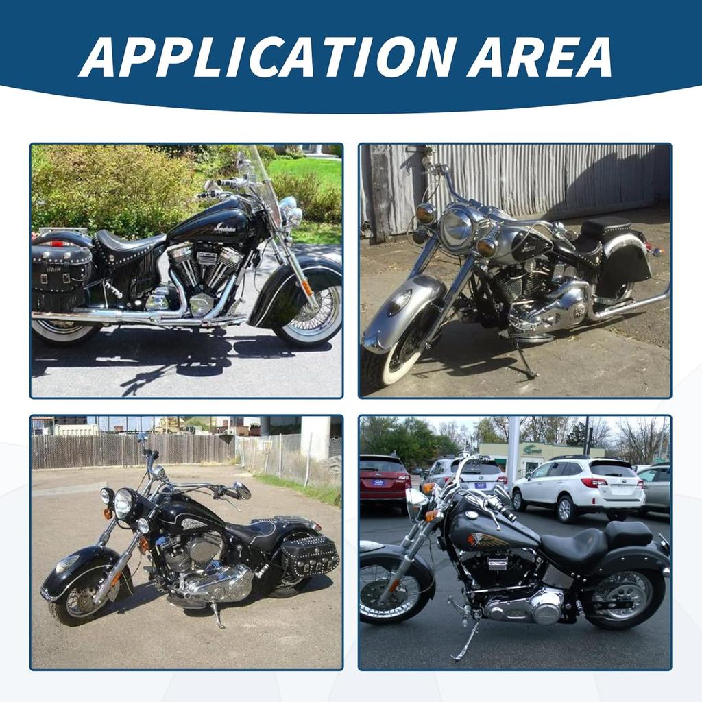 12-579 Motorcycle High Flow Air Cleaner Washable With Teardrop Air Filter Replacement For Harley Model S&S Super E & G Series Carburetors