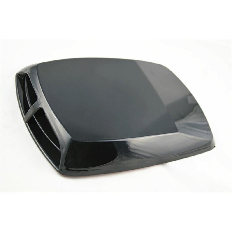 Universal Black ABS Car Decorative Air Flow Intake Hood Scoop Vent Bonnet Cover