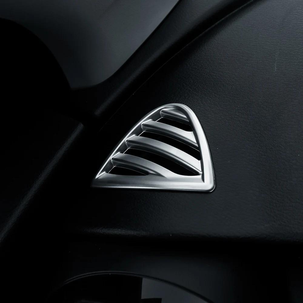 For Nissan Kicks 2017 2018 2019 2020 2025 2025 LHD AC Vent Sticker Air Conditioning Outlet Cover Styling Interior Accessories