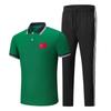 Men's Summer Quick-Dry Short-Sleeve Polo & Long Pants Set