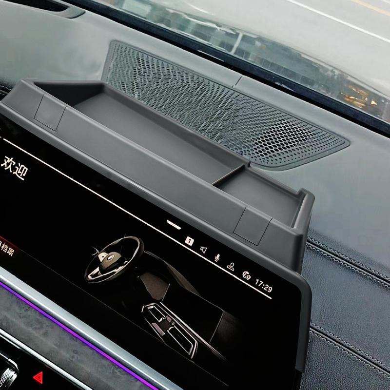 Dla BMW X5 G05 X7 G07 X6 G06 Organizer na deskę rozdzielczą i konsolę środkową Półka na deskę rozdzielczą Uchwyty na telefon Pudełko do przechowywania w samochodzie