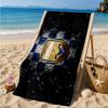 Giron-de Football Crest Printed Microfiber Beach Towel, Soft And Absorbent, Quick-Dry, Ideal for Summer Travel, Beach Essential, Swimming Pool