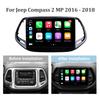 Android 13 Pentru Jeep Compass 2 MP 2016 - 2018 Multimedia Navigație GPS 4G WIFI Player Radio Auto Car Stereo Carplay Ecran Radio