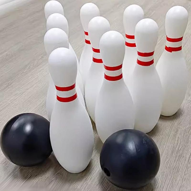 Kids Bowling Set Party Game Sports Toys Ball And Pins Bowling Toy Plastic Funny Bowling Set Kids Indoor Ball Family Game TMZ