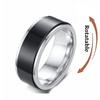 Copper Color Spinning Anxiety Rings for Men Women Star Moon Relaxing Ring 2025 Stainless Steel Anti Stress Rings Knuckle Zircon