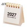 Cadou Practic pentru Studenți Profesioniști Mini Calendar de Birou 2026-2027, Oct 2026 până la Dec 2027 Vertical Pliabil Mic Planificator Lunar cu Gros