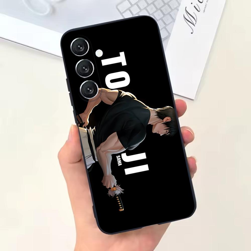 Toji Fushiguro Jujutsu K-Kaisen Phone Case For Samsung Galaxy A13,A21s,A22,A31,A32,A52,A53,A71,A80,Soft Black Shell