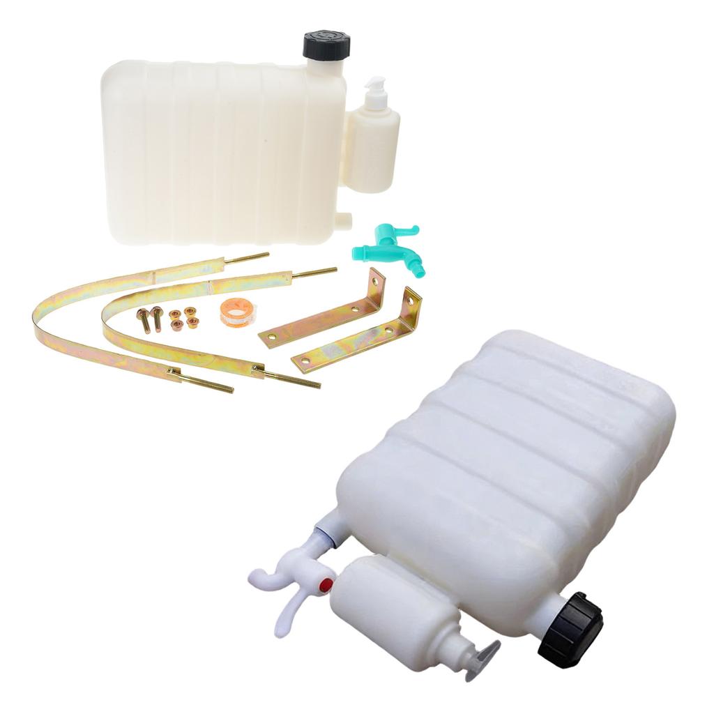 Portable 9L Hand Washing Water Storage Tank For Truckers Outdoor Sanitation Convenience Quick Mount Design