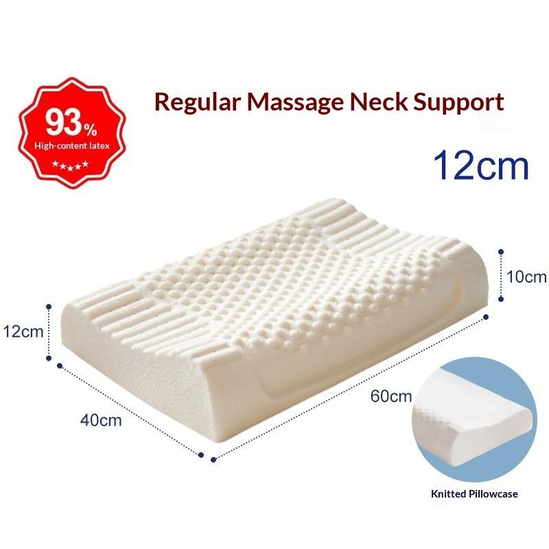 Natural Latex Pillow Orthopedic Cervical Support for Adults Sleeping Aid Pillow Core Healthy Birthday Gift & Home Essential
