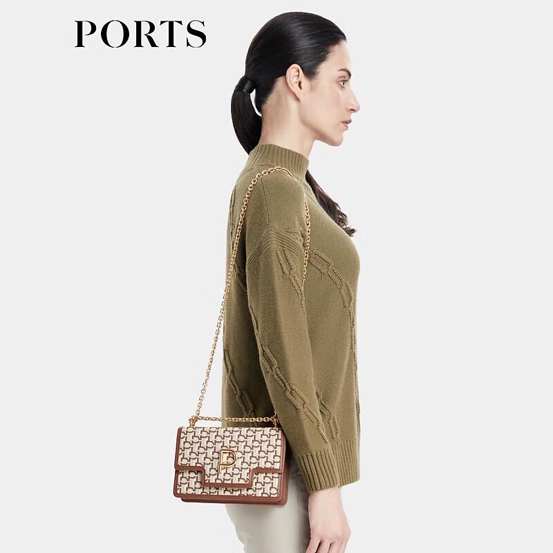 

PORTS Women s 2022 Fall/Winter Wool Turtleneck Sweater S