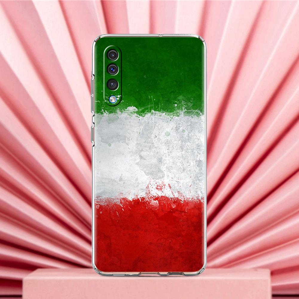 Phone Case For Samsung A56 A36 A26 A24 A16 A14 A12 A32 A50 A70 A20E A22 A40 A34 A54 A42 A52 5G A04s A06 Cover Italian flag
