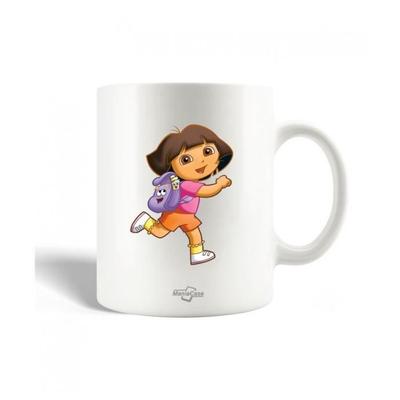 Ceramic Mug - Dora the Explorer - 30cl - Dishwasher Safe - White - Child