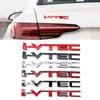 3D Chrómové Kovové Písmená na Auto Zadný Odznak Emblém Logo IVTEC Nálepka I VTEC Pre City Civic Accord Jazz CRV Príslušenstvo