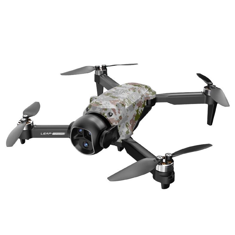 Brushless Foldable Drone with Dual Cameras & Screen Controller for Aerial Photography