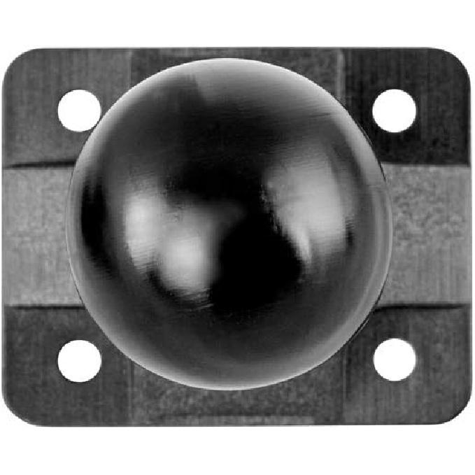 ARKON Mounts 4-Hole AMPS to 38mm (1.5") Ball Adapter | Permanent Mount to Flat Surfaces | Reinforced Composite Construction for Durability | Designed