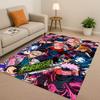 3D Anime Jujutsu Kaisen Cartoon Itadori Yuj Living Room Non Slip Area Rug Carpet for Bedroom Playroom Sofa,Home Decor Doormat