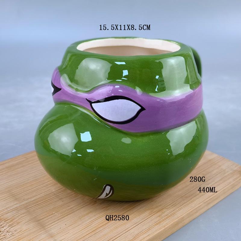 

Шикарна незвичайна керамічна чашка-черепаха - Супер мила та креативна кавова чашка 301-400ml