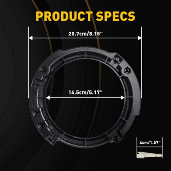 Fit 2007-2018 Wrangler Jeep Headlight JK 7" Ring Bracket Mount 2X Replacement He